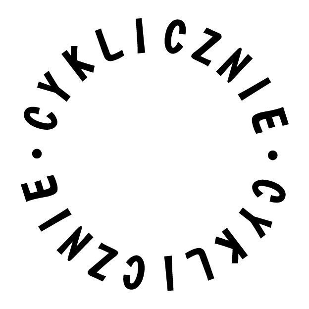 logotyp z napisem cyklicznie